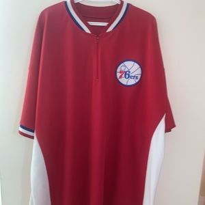 Mitchell & Ness Sixers Shooting Shirt